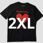 Musta Rakkautta silmukka kerrallaan, koko XXL