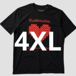 Musta Rakkautta silmukka kerrallaan, koko XXXXL