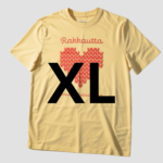 Keltainen rakkautta silmukka kerrallaan, koko XL
