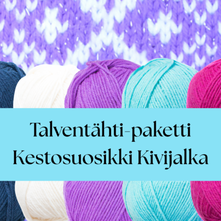 Talventähti-sukat, paketti 2: Kestosuosikki Kivijalka