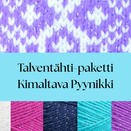 Talventähti-sukat, paketti 1: Kimaltava Pyynikki